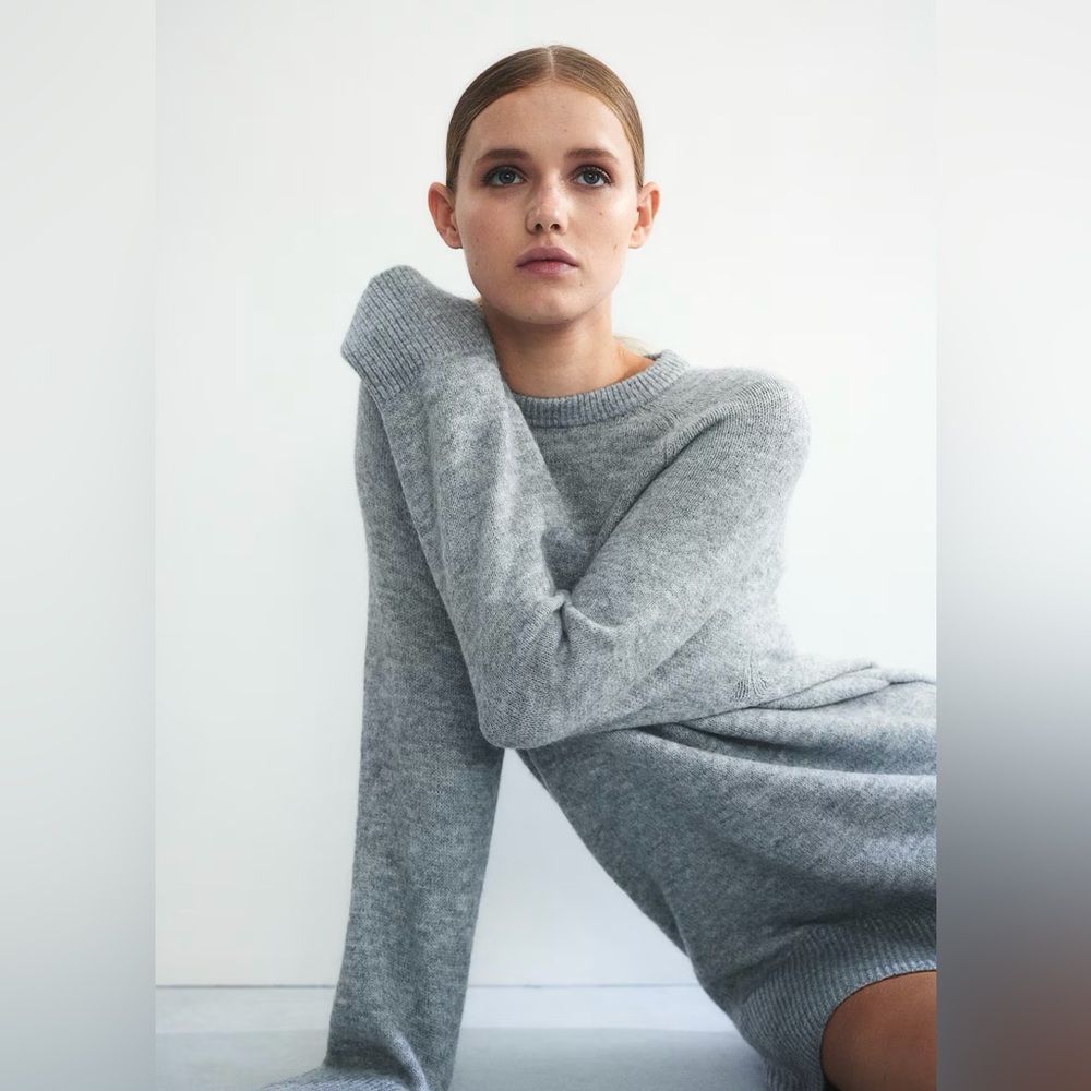 H&M - NWT - Women's Gray Sweater Dress